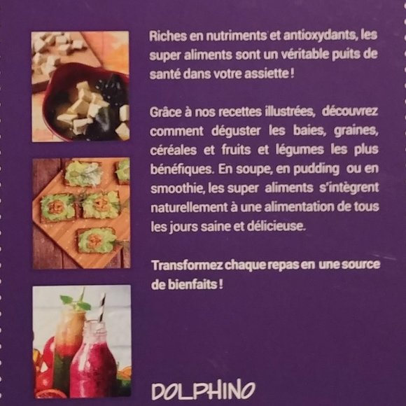 CUISINEZ LES SUPER ALIMENTS 25 RECETTES FRENCH BOOK  NEW - Picture 2 of 3